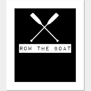 Row The Boat T Shirt Rowing Crew (Multiple Colors) Posters and Art